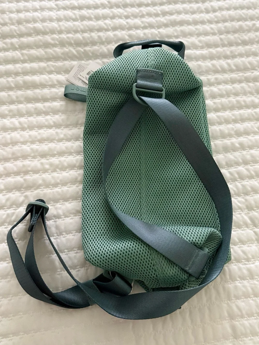 Lululemon Fast Track 2.0 backpack Teal Green Sling Bag 9lt NWT